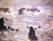 Claude Monet, Storm,Coast of Belle-Ile